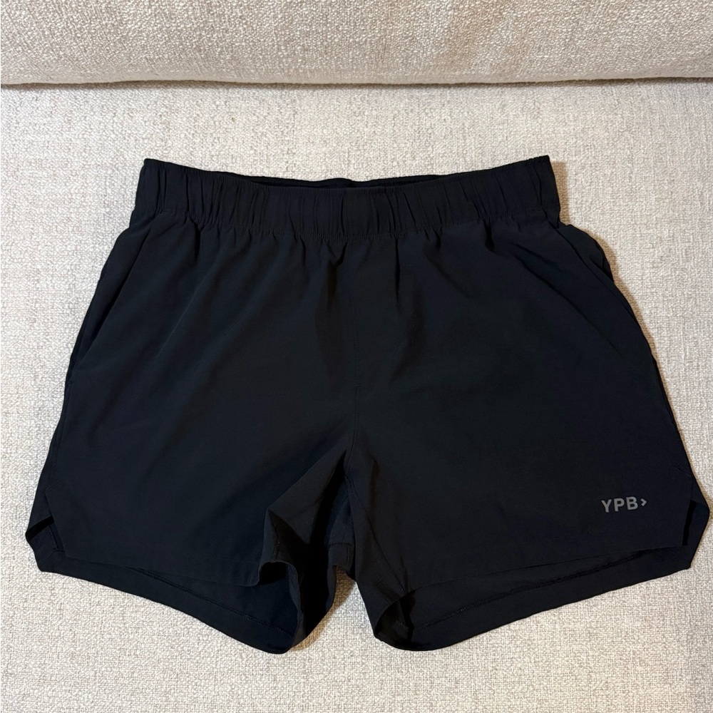 Abercrombie YPB Black Unlined Athletic Shorts